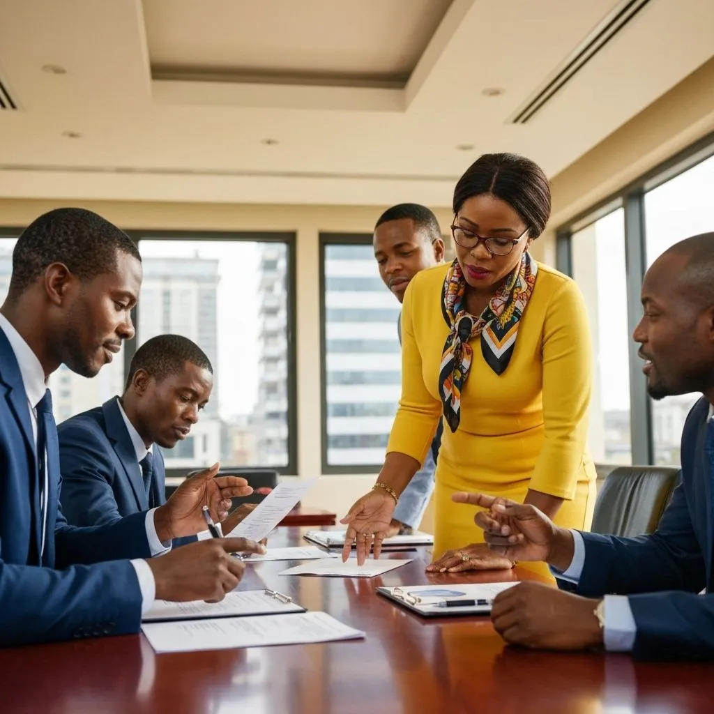 Visual representing Conducting a Digital Maturity Assessment for Tanzanian businesses